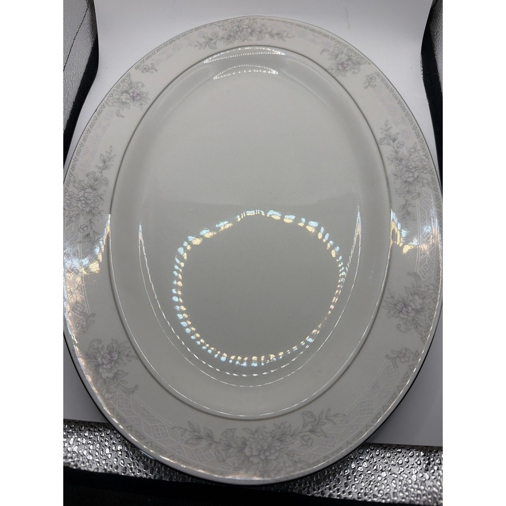 Vintage 1990's Sango China Majesty Collection‎ "Romantica"  Oval Serving Platter